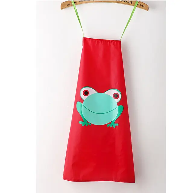 Imperméable Enfants Tablier Cartoon Baby Fresh Kitchen Art Peinture manger Craft Bib
