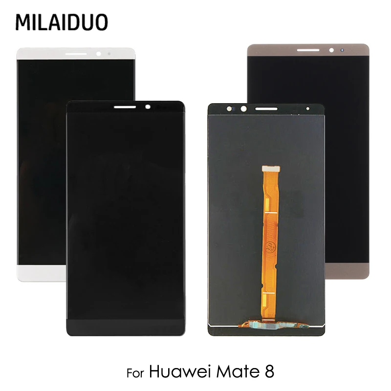 

LCD Display For Huawei Mate 8 Mate8 MT8 NXT-AL10 NXT-CL00 NXT-DL00 NXT-L09 Touch Screen Digitizer Assembly Black White No Frame