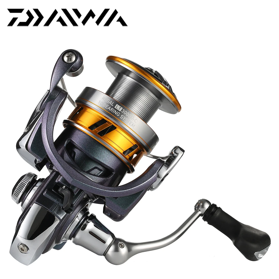 DAIWA REGAL LT спиннинговая Рыболовная катушка 1000D 2000D 2500D 2500DXH 3000DC 3000DCXH 10BB ВОЗДУШНЫЙ РОТОР алюминиевая катушка рыболовные снасти