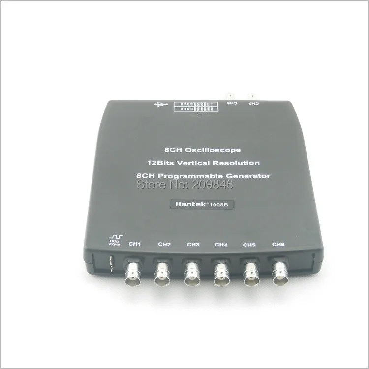 free shipping Hantek 1008B Automotive Diagnostic usb Oscilloscope 8 Channels Programmable Generator oscilloscope for pc | Инструменты