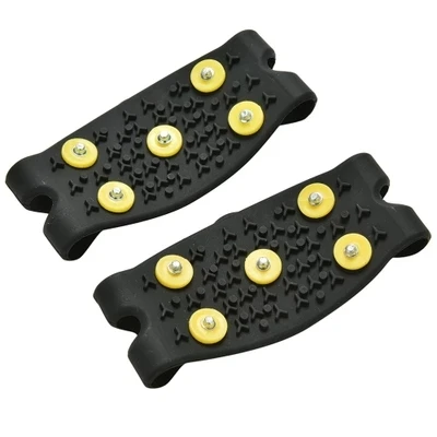 Snow Ice Climbing Anti Slip Spikes Grips Crampon Cle/1pair