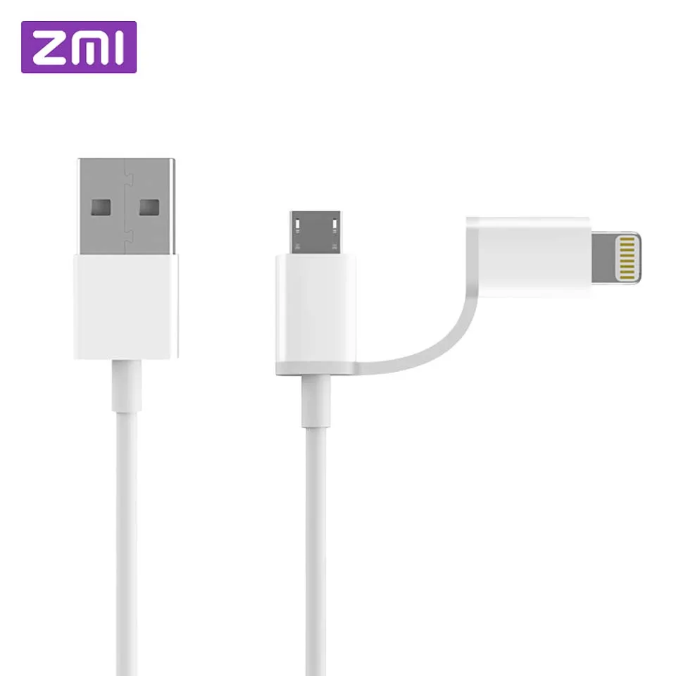 

Original Xiaomi ZMI 2 in 1 Micro USB Type-C Cable Sync Fast Quick Charger Data Type C Charging Cable for Huawei Samsung LG