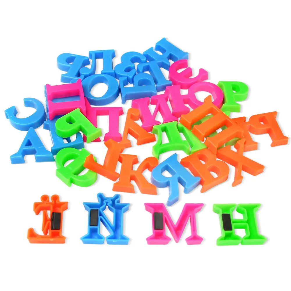 33 шт./компл. 2 см магнит русский буквенный Алфавит головоломка обучающая красочная обучающая игрушка развивающий подарок для ребенка магнит на холодильник