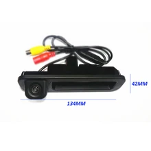 Interruptor tronco alça Da Câmera para Ford Focus 2 Foco 3 2012 2013 2014 2015 HD CCD da câmera de estacionamento retrovisor Do Carro câmara de estacionamento reverso