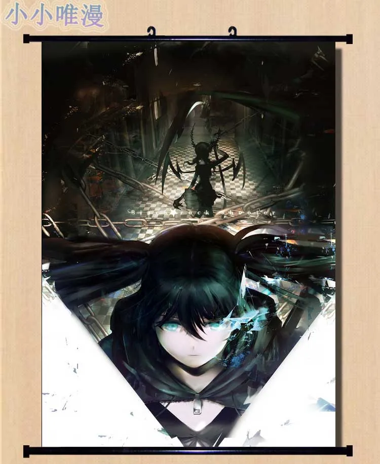 Аниме BLACK ROCK SHOOTER Character & Kuroi Mato Takanashi Yomi домашний декор настенные прокрутки