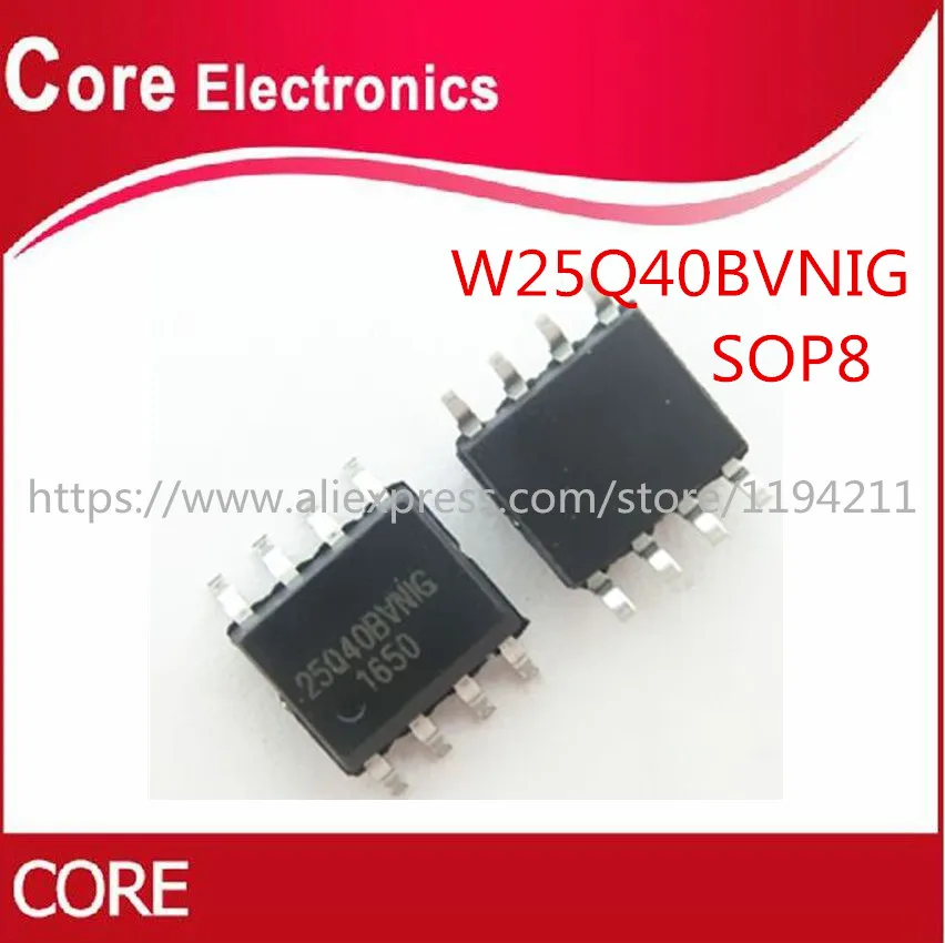 200 шт. W25Q40BVSNIG W25Q40BVNIG SOP8 Новинка в наличии IC | Электронные компоненты и