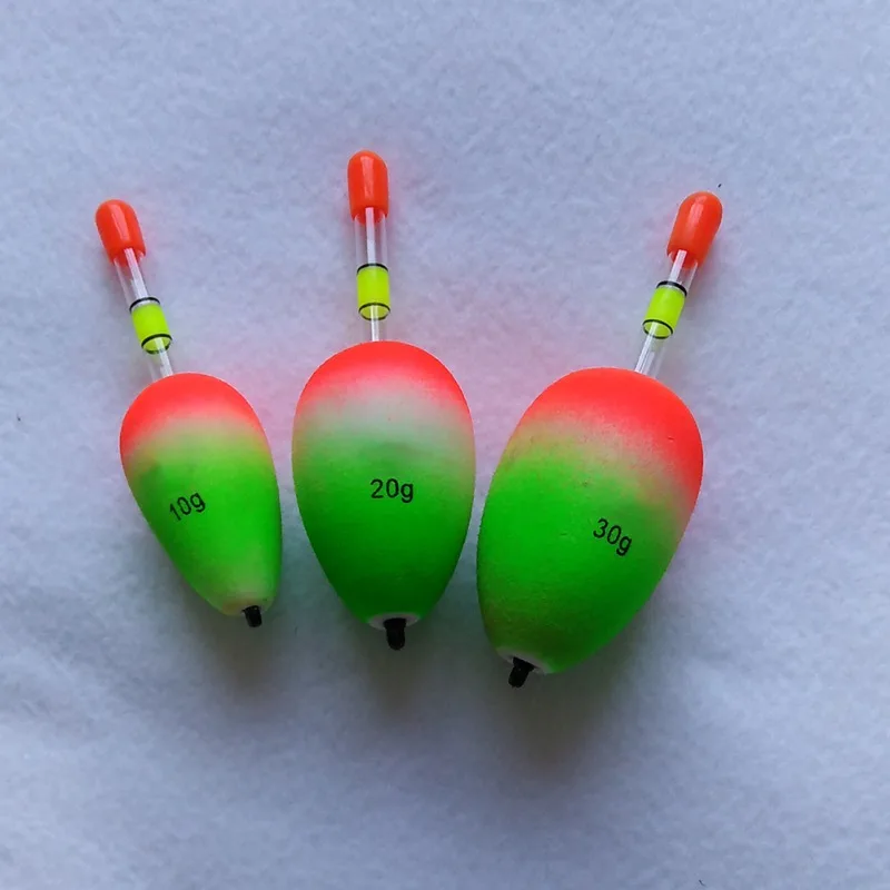 

5pcs/set EVA Luminous Floating Lightweight Foam Tube Sea Rock Buoy Fishing Striking Hard Tail Belly Floats Fishing Tackle
