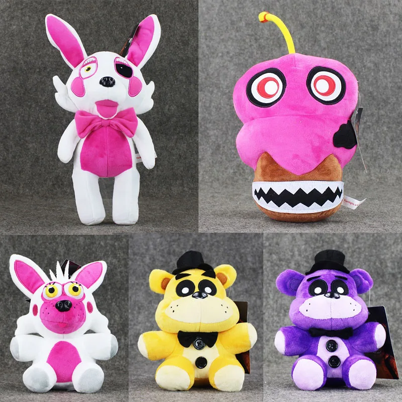 5 стилей Новинка Mangle FNAF пять ночей у Фредди искусственный медведь Бонни фазбер