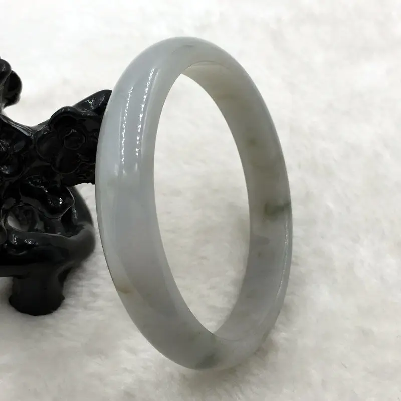 

2711 Certified Grade A Natural Green Jadeite Jade Gems Bracelet Bangle
