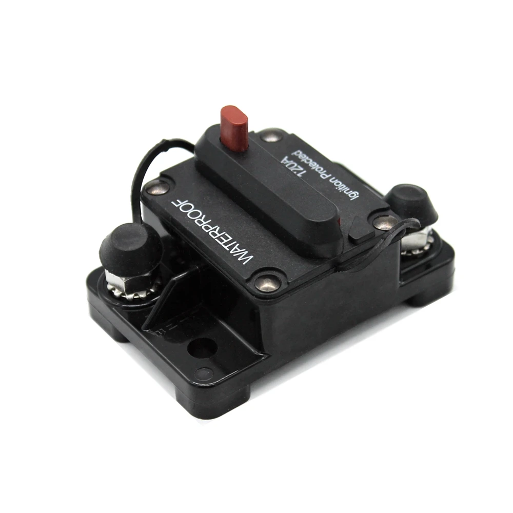 Type III 120A AMP Circuit Breaker Switchable Car Marine Boat Stereo Audio  Inline Replace Fuse 12V 72V DC Overload Protection-in Fuses from  Automobiles ...