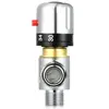 Adjust the Mixing Water Temperature Thermostatic mixer Solar Water Heater Valve DN15(G1/2) Copper Thermostatic Mixing Valve ► Photo 3/6