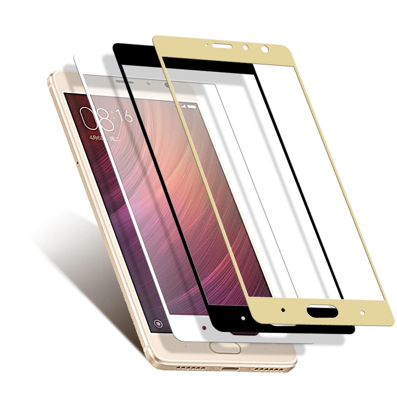 Полное покрытие закаленное стекло для Xiaomi Redmi PRO redmiPRO экран защитный красный mi 5