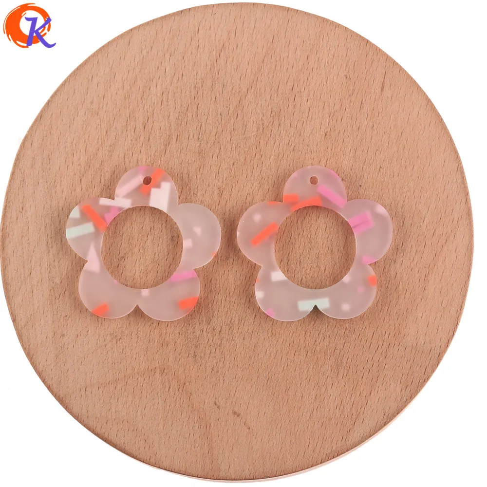 

Cordial Design 31*32mm 50Pcs Jewelry Making/Earring Parts/Flower Shape/Rubber Effect/DIY Accessories/Hand Made/Earring Findings