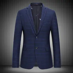 Myazhou высокое качество Для Мужчин's Повседневное Пиджаки для женщин куртка Мода среднего возраста Бизнес вечернее одноцветное Цвет плюс