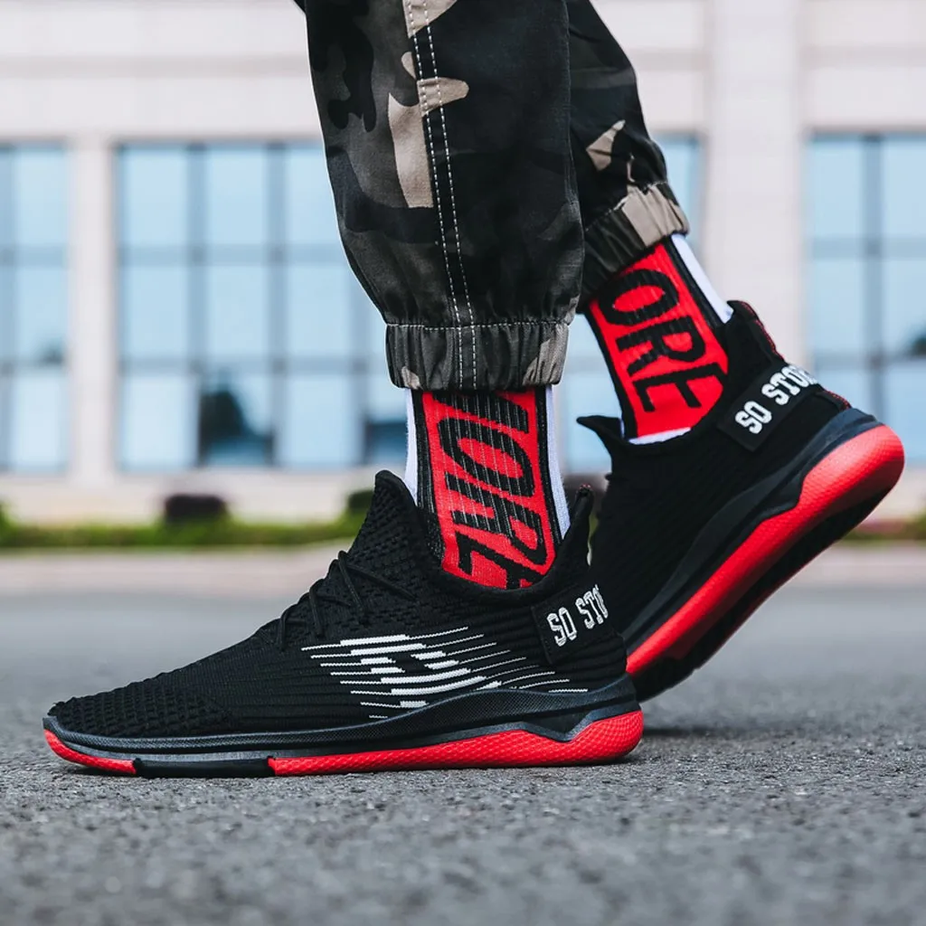 

2019 Casual shoes men sunmer Fashion Men Shoes Lace up Wear-resistant Men Sneakers zapatillas deportiva#G4