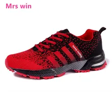 Men Sneakers Air Running Shoes for Men Athletic Fly Line Non-slip Breathable Stripe Trainers Walks Women Outdoor Sports