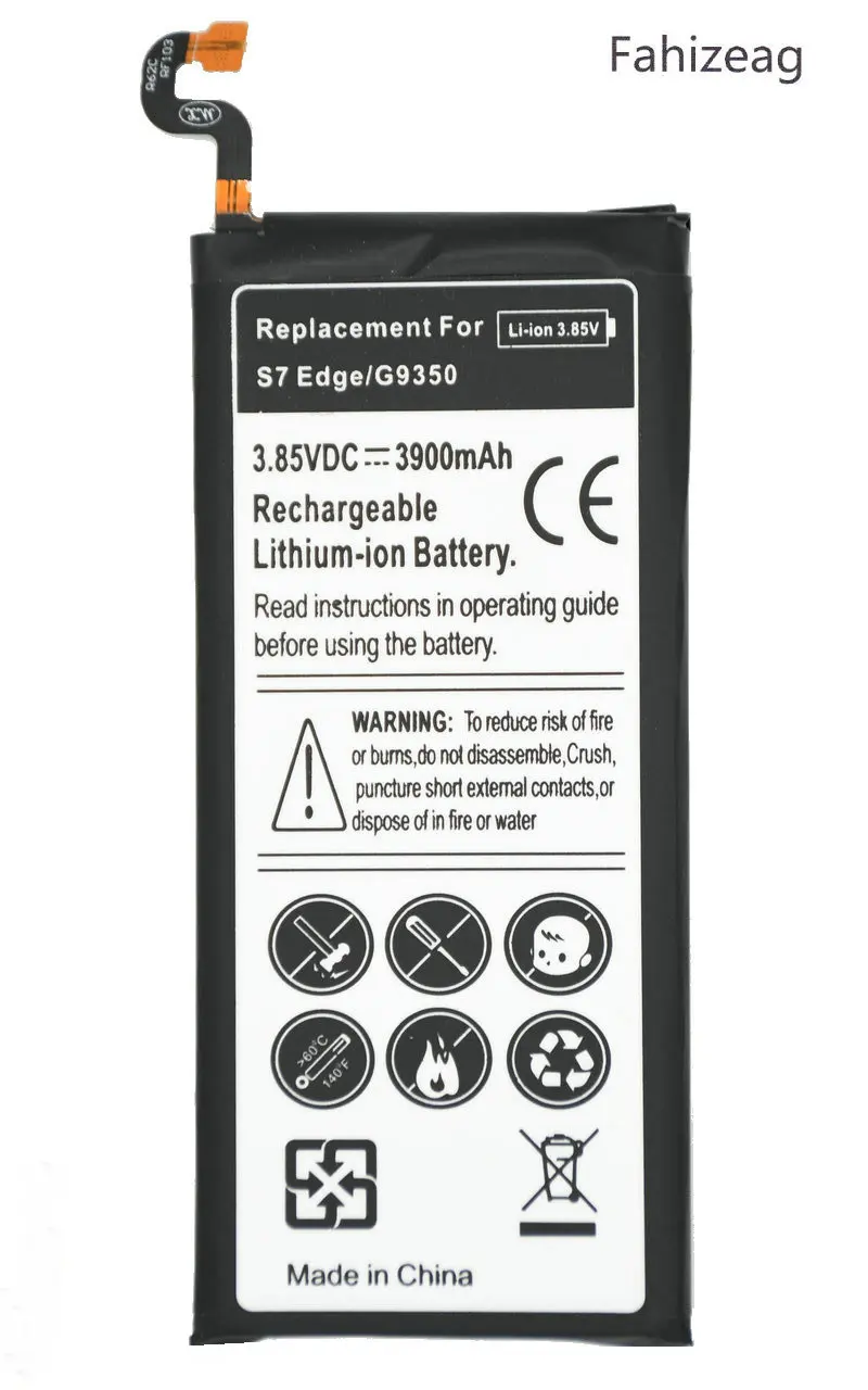 Fahizeag EB-BG935ABE 3900 мАч запасная батарея для Samsung Galaxy S7 Edge G9350 G935 G935F G935R4 G935A G935V G935P G935T |