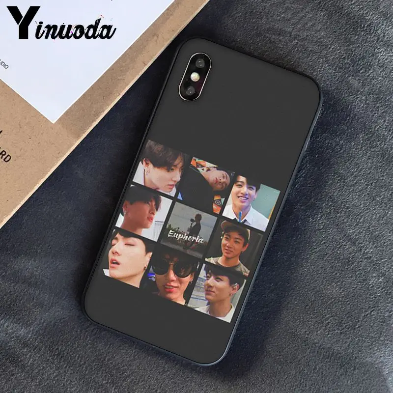 Yinuoda KPOP Euphoria Jungkook клиент высокое качество чехол для телефона для iPhone 8 7 6 6S 6Plus X XS MAX 5 5S SE XR 10 чехол s