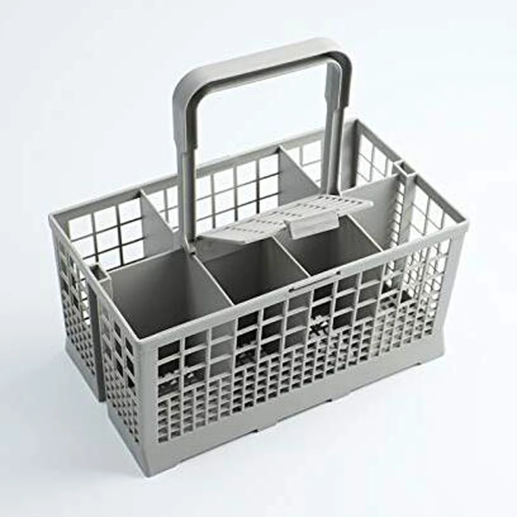 8 Slot Dishwasher Cutlery Basket Cage Spoon Rack Universal with Handle Lid for Kitchen Hotel 8 Slot Dishwasher Cutlery Basket Cage Spoon Rack Universal with Handle Lid for Kitchen Hotel