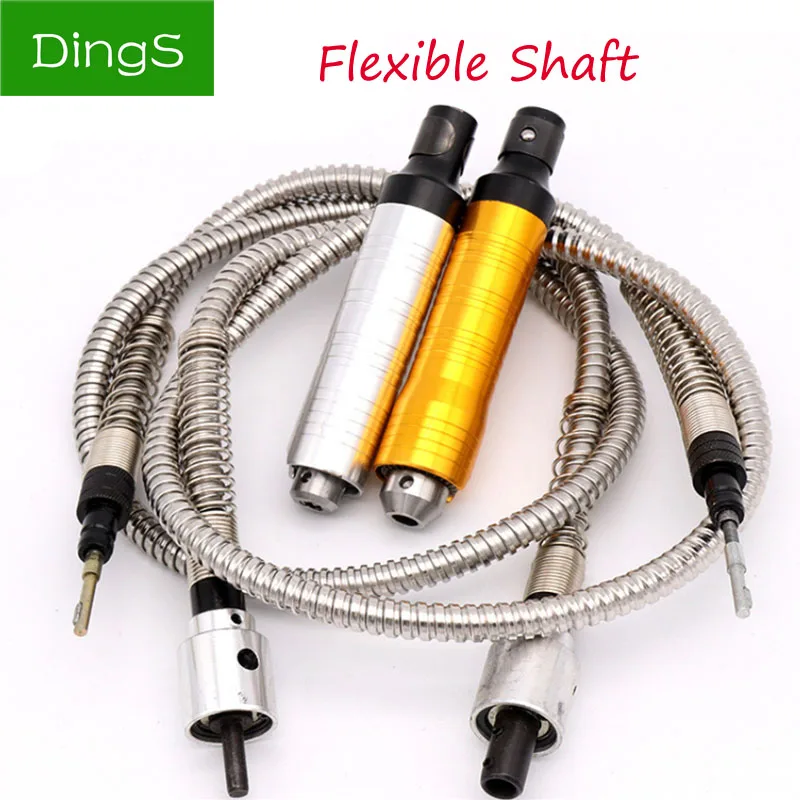 

4/6mm Rotary Angle Grinder Tool Flexible Shaft Fits /0.2-6.5mm Handpiece For Dremel Style Flex Shaft Electric Drill Rotary Tool