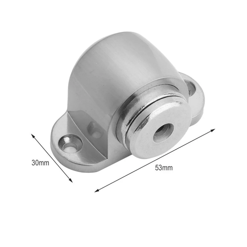 Крепкая Магнитная дверная пробка из нержавеющей стали, всасывающие ворота, поддерживающие аппаратные средства, мощный мини дверной упор с винтовым креплением