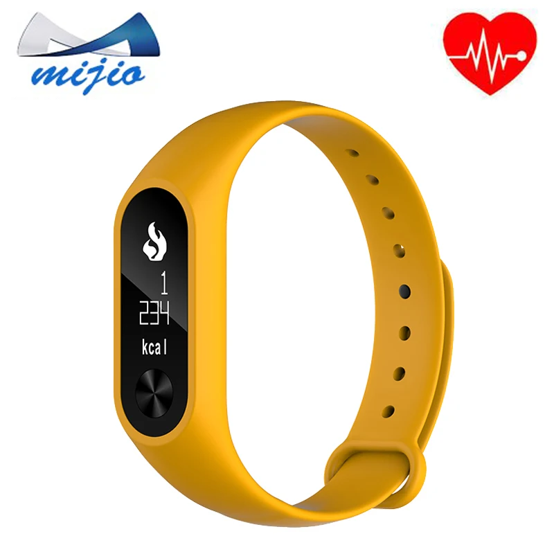 elink oled fitness tracker with heart rate monitoring