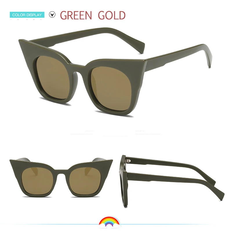 Кошачий глаз солнцезащитные очки для девочек 2018 новые детские солнцезащитные очки модные детские Cateye брендовые дизайнерские Детские с
