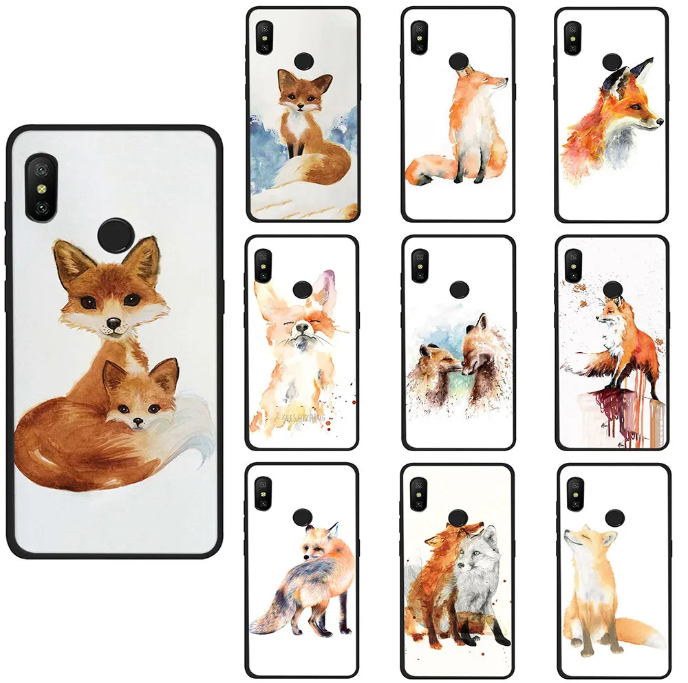 Чехол для телефона из ТПУ с рисунком proud fox Xiaomi Poco X3 Nfc Mi 8 9 SE A2 Lite 6 A1 2s Max 3 F1 9T CC9e A3