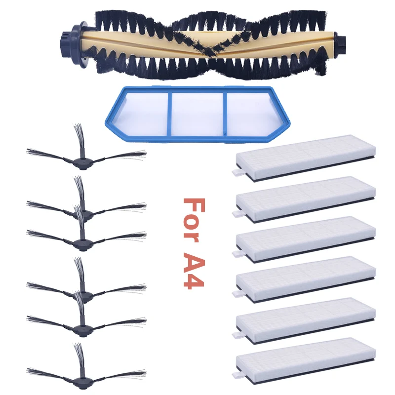 Фильтр основной щетки боковая щетка комплект для ILIFE A4 Chuwi ILIFE A4s A40 робот пылесос Запчасти для Авто запасные части