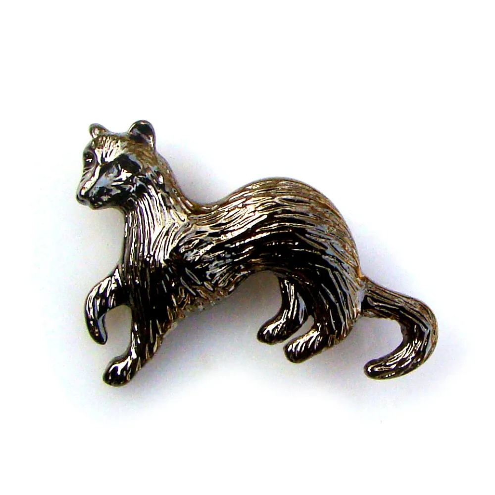 1 шт. металлическая брошь в виде хорька|brooch fashion|fashion broochfashion pins brooches |