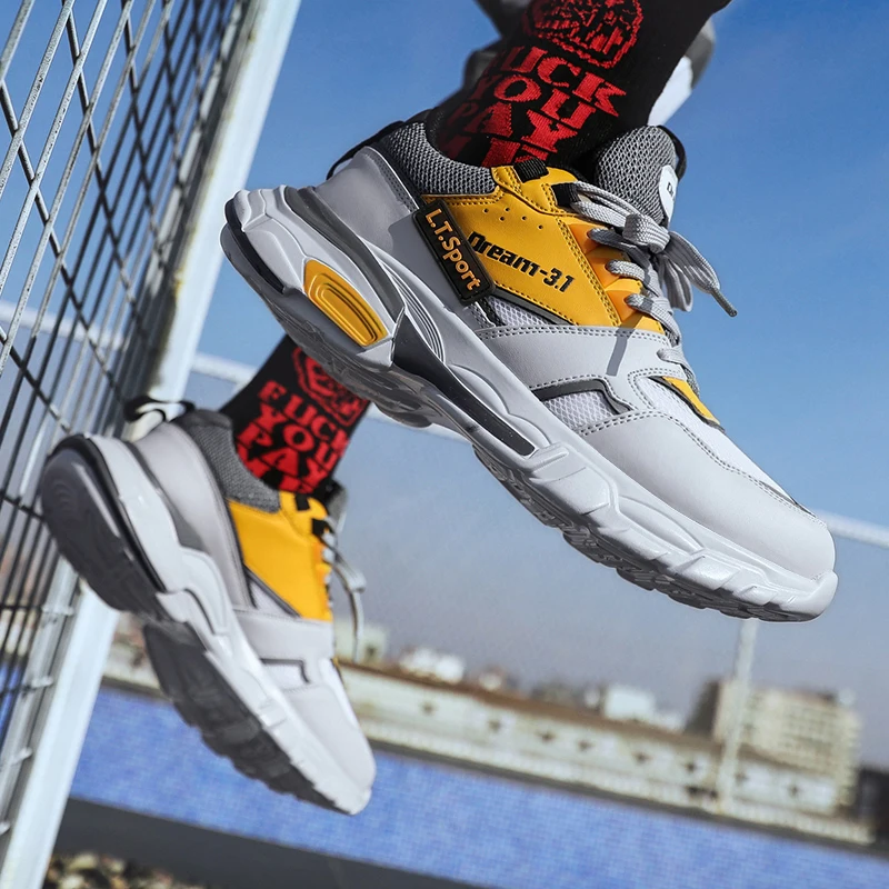 Najtaniej 2019 New Mesh moda męska Casual lekkie wygodne buty lac up mężczyźni oddychające buty do chodzenia buty outdoorowe