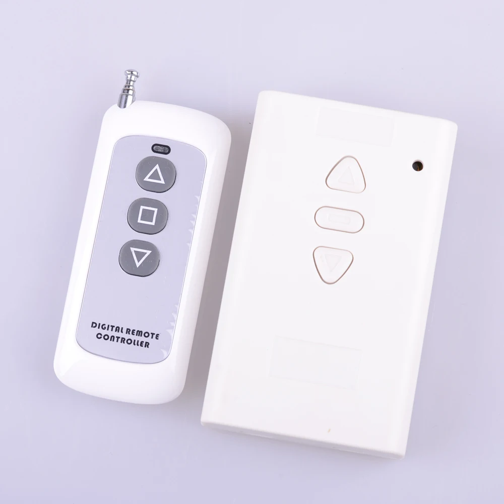 

AC DC 12V 24V 36V Motor Remote Control Switch 2CH Motor Up Down Stop Forwards Receiver Wireless Switch ASK Learning Functional