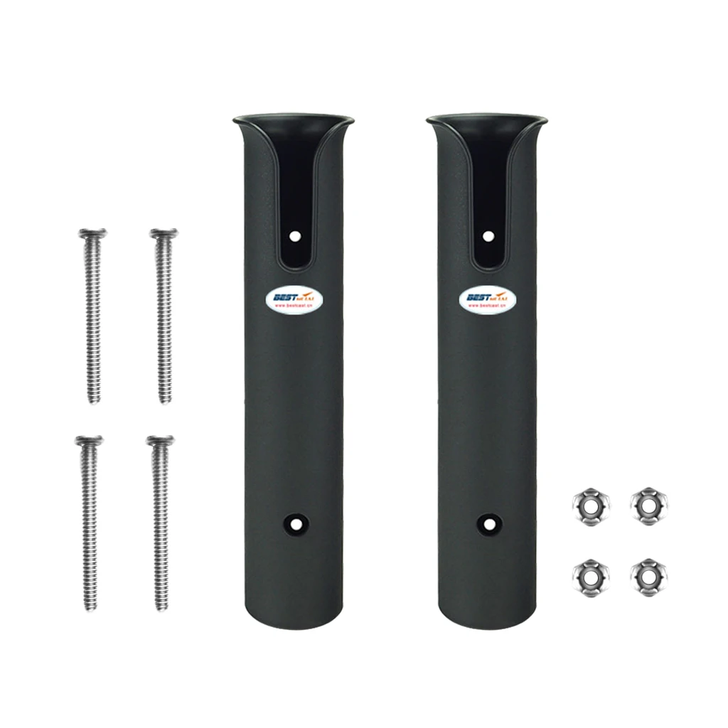 Boat Plastic Rod Holder 2 Tube Fishing Plastic Rod Holder Rack Marine
