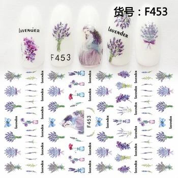 

SUPER THIN SELF ADHENSIVE 3D NAIL ART NAIL SLIDER STICKER LAVENDER LEAF FLOWER GINKGO UNICORN HORSE CROWN ARROW F449-458