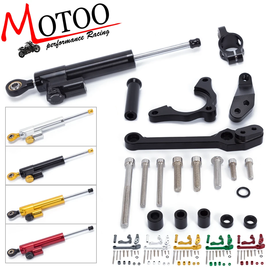 

Motoo - FREE SHIPPING Motorcycle Aluminium Steering Stabilizer Damper Mounting Bracket Kit For KAWASAKI Z900 Z 900 2017