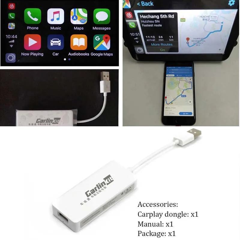 Sinairyu USB Smart Link Apple CarPlay Dongle для Android навигационный плеер мини USB Carplay Stick с Android Auto