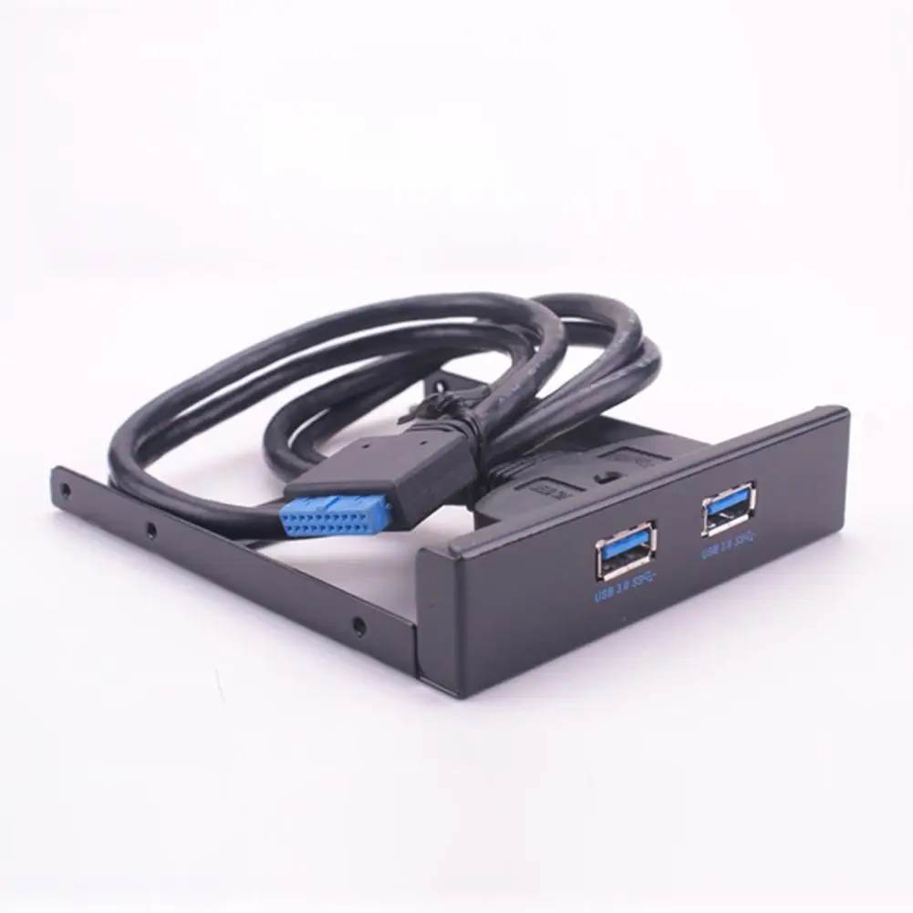 

Adeeing Desktop PC Front Floppy Drive 19/20 Pin to USB 3.0 Front Panel Extender Panel r20
