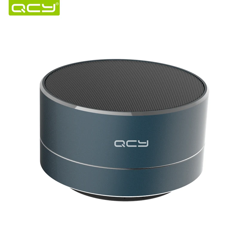 baratas QCY A10 subwoof de metal mini speaker portátil sem fio bluetooth speaker com MIC o apoio TF cartão de FM de rádio