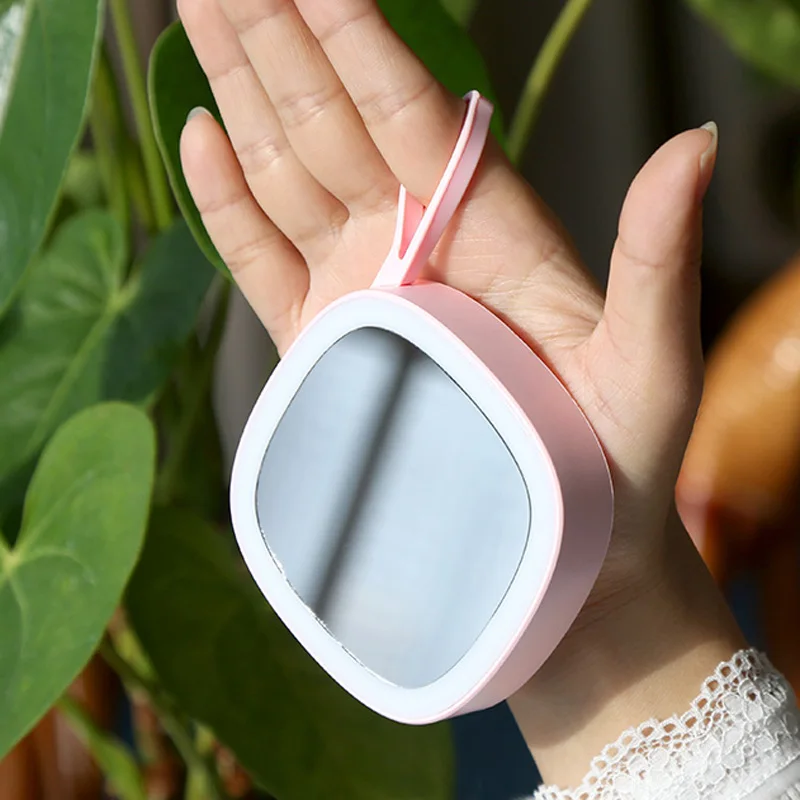 

Portable Mini Makeup Mirror 3500mAh Power Bank for Phone LED Fill Light Home Travel Cosmetic Tool WH998