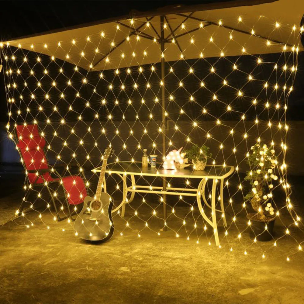 

Holiday Decoration Mesh String Lights LED String Decorative Lights Net for Christmas Wedding Garden Decoration String Lamps