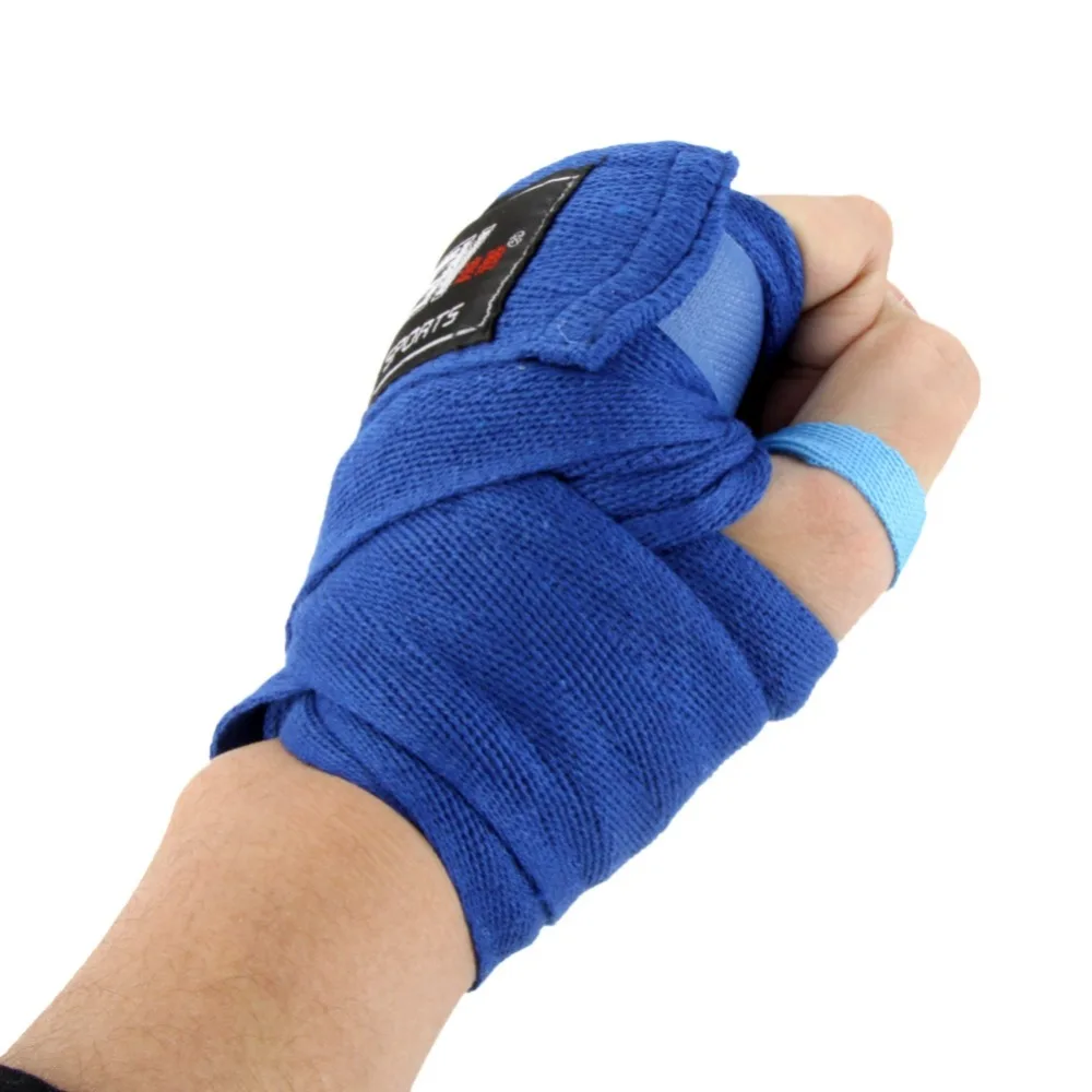 Buy 2pcs/pack Cotton Sports Boxing Gloves Strap Muay