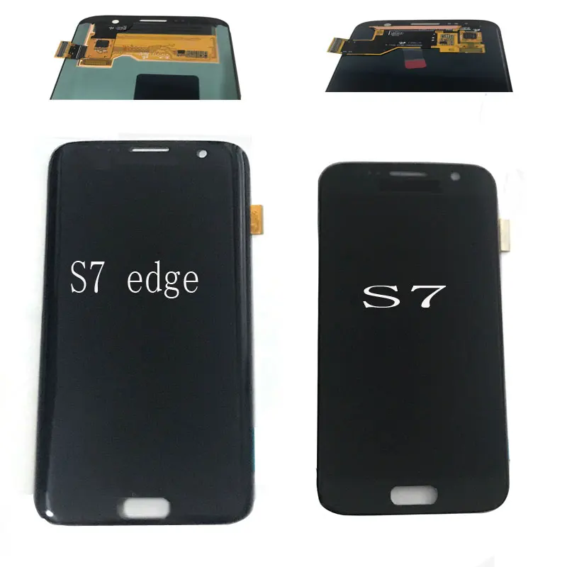 AMOLED дисплей для SAMSUNG S7 LCD + сенсорный экран дигитайзер Заменяет GALAXY edge 5 дюймов