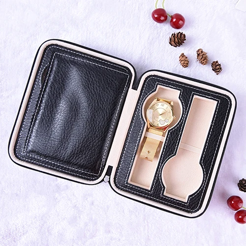 New 4 Grids PU Leather Watch Box Jewelry Storage Case Watch Display Box Caja Container Jewelry Organizer Hot Sale
