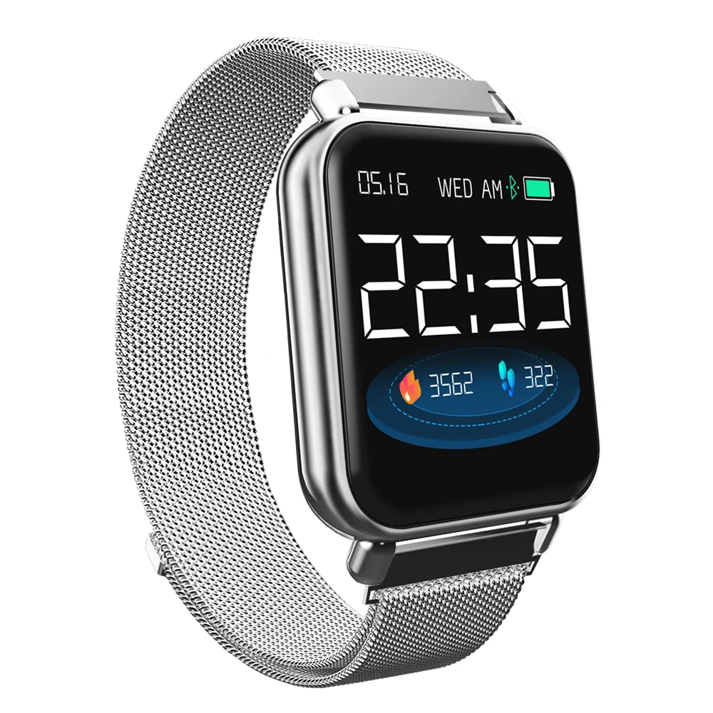 

GOLDENSPIKE Y6 Pro smart watch IP67 waterproof Bluetooth smart watch heart rate blood pressure fitness tracker for Android IOS
