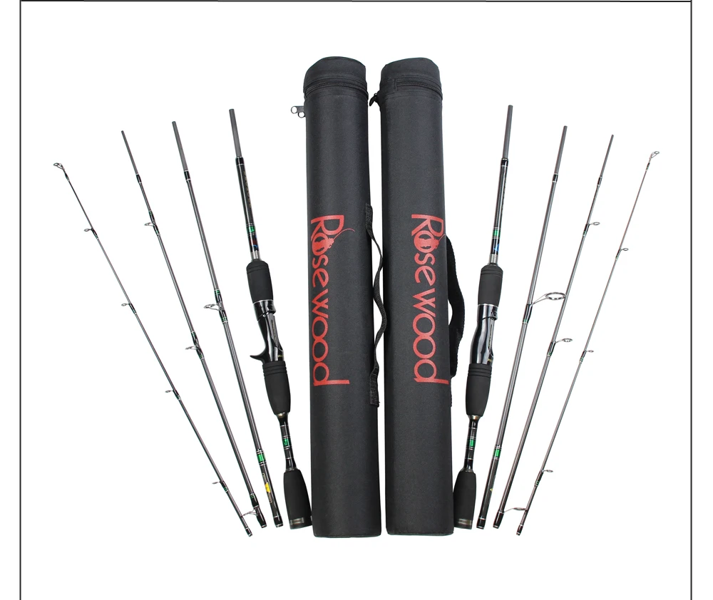 Spinpoler 1.98m Travel Fishing Rod 18-38oz, 4-12lb Medium Action Carbon Lure Fishing Pole Tackle For Fishing  (11)