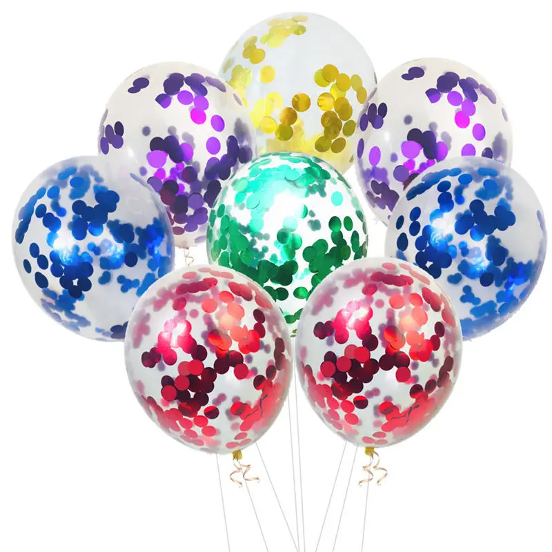 

10Pcs/lot 12inch Glitter Confetti Latex Balloons Wedding Birthday Party Decoration Kids Baby Shower Wedding Party Decorations