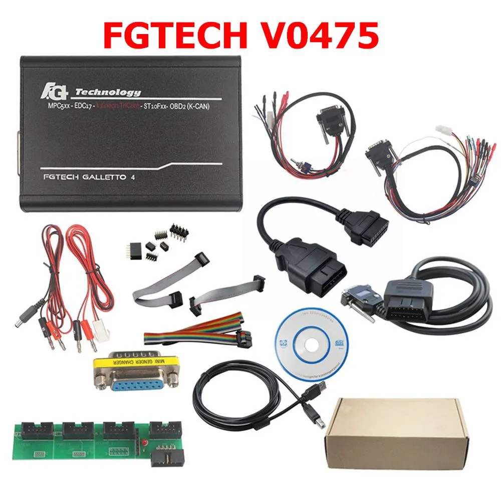 Высокое качество U 0475 03866 FGTech V54 Galletto 4 полный чип Поддержка BDM полная функция Fg Tech V54 Авто ЭБУ чип тюнинг - Цвет: FGTECH V0475
