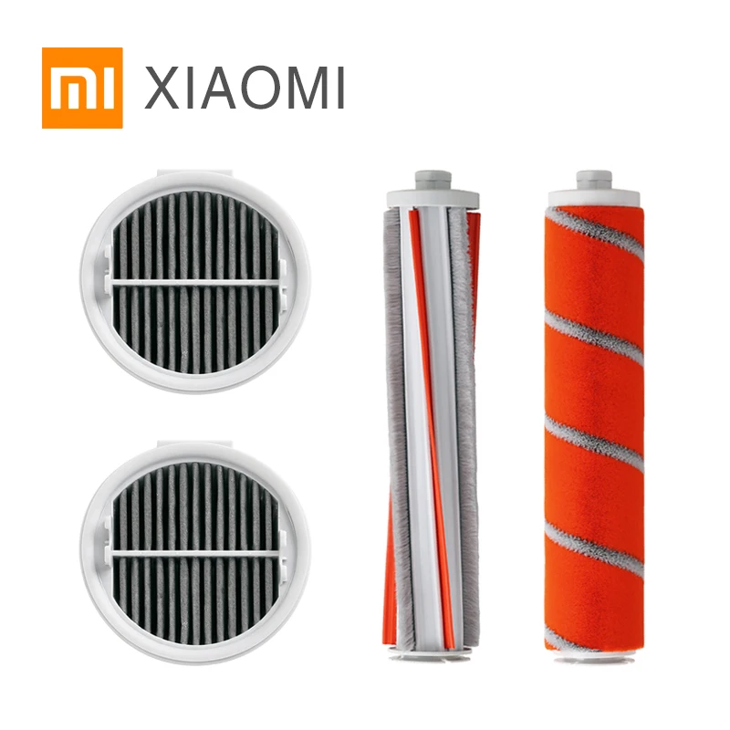 Xiaomi Roidmi F8 часть пакет ручной пылесос запасные части наборы HEPA фильтр роликовая щетка мягкий пух углеродного волокна - Цвет: 3 In 1 Set