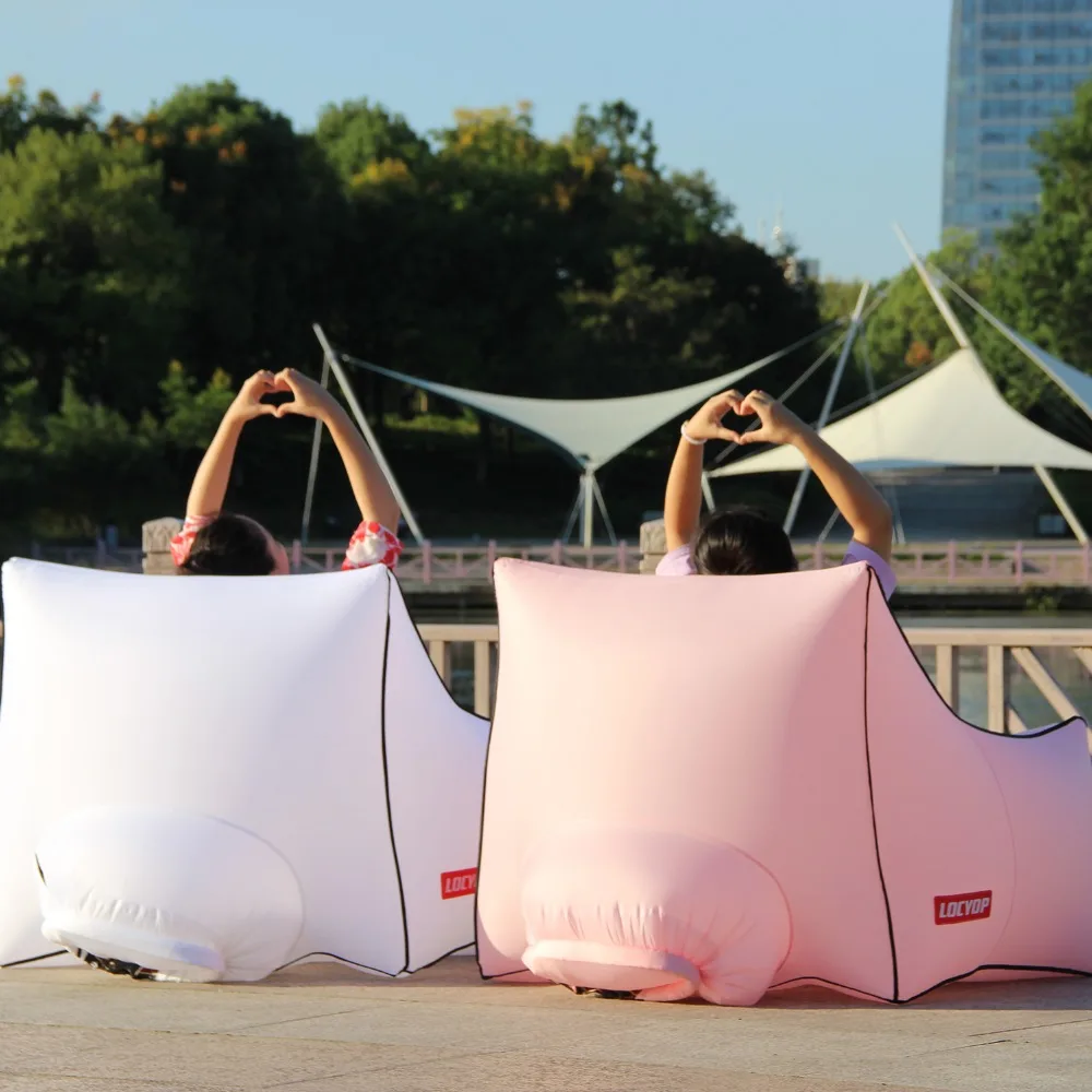 Inflatable bean bag lounger aire beach chair garden beanbag sofa waterproof seat zac indoor and outdoor furnitue inflatable couch