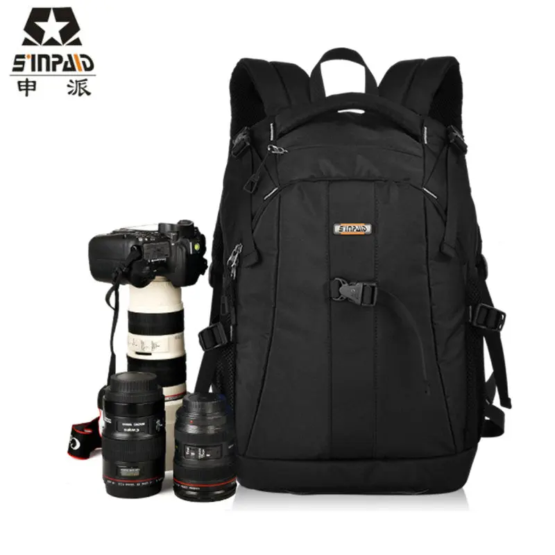 

SINPAID Anti-theft DSLR SLR Camera Backpack Waterproof Digital DSLR Camera Video Bag Oxford Camera Case Multi-functional -45